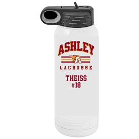 30 oz. Ashley Lacrosse Logo Water Bottle